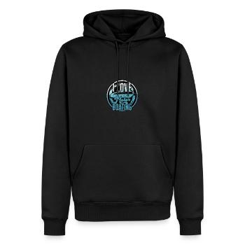 I love motor boating - boat owner - Men’s Premium Organic Hoodie - black - Front - Nico (187cm)