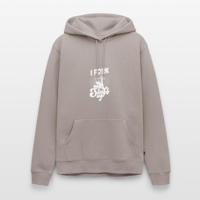 I Fork Stuff up - forkstacker forklift Men’s Premium Organic Hoodie