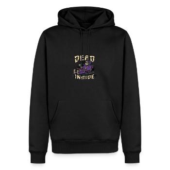 Dead Inside - Tod Halloween - Männer Premium Bio Hoodie - Schwarz - Vorne - Nico (187cm)