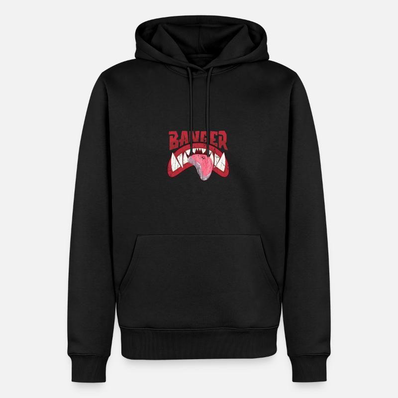 Banger - halloween - Sweat à capuche Premium bio Homme - noir