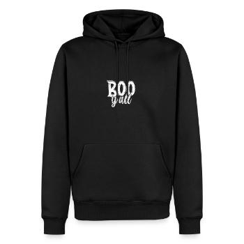 Boo y'all - halloween - Men’s Premium Organic Hoodie - black - Front - Nico (187cm)
