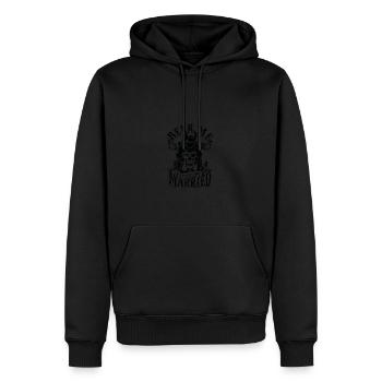 Beer me I'm getting married - ghosts - Men’s Premium Organic Hoodie - black - Front - Nico (187cm)