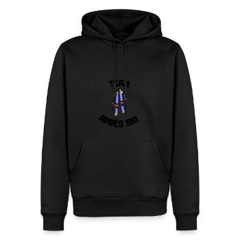 Équipe de ski Apres - Sweat à capuche Premium bio Homme - noir - Devant - Nico (187cm)