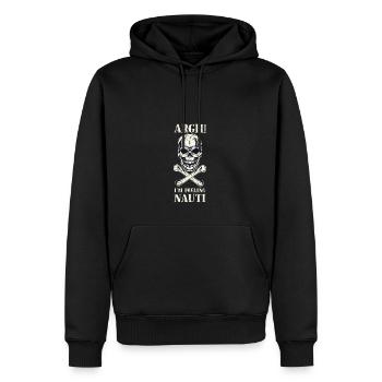 Argh I'm feeling nauti - feitan skull - Men’s Premium Organic Hoodie - black - Front - Nico (187cm)