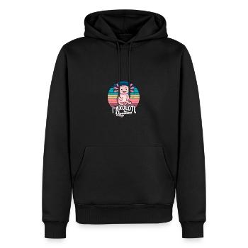 I axolotl question - axolotl lover - Men’s Premium Organic Hoodie - black - Front - Nico (187cm)