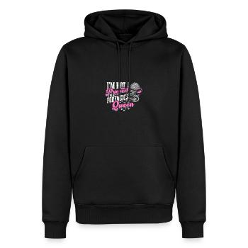 Ich bin keine Prinzessin Ich bin eine forensische Königin - dna - Männer Premium Bio Hoodie - Schwarz - Vorne - Nico (187cm)