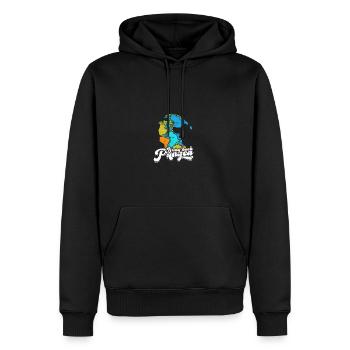 Bring Back Pangea - Geologe - Männer Premium Bio Hoodie - Schwarz - Vorne - Nico (187cm)