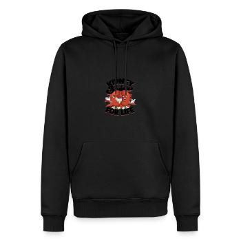 Kidney buddies for life - kidney organ - Men’s Premium Organic Hoodie - black - Front - Nico (187cm)