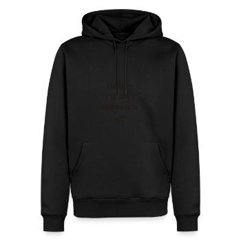 Skifoan - Männer Premium Bio Hoodie - Schwarz - Vorne - Nico (187cm)