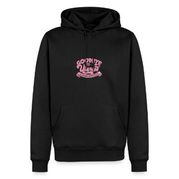 Goodbye uterus She was kinda cramping my style - - Men’s Premium Organic Hoodie - black - Front - Nico (187cm)