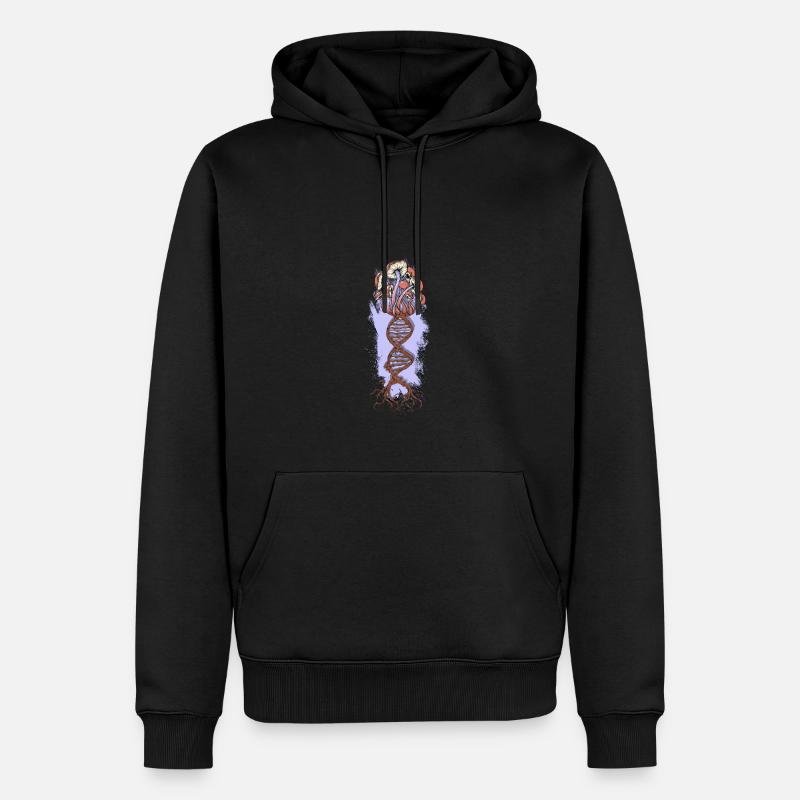 Champignons et ADN - ADN - Sweat à capuche Premium bio Homme - noir