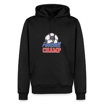Fußballer Geschenk Fußball Geburtstag - Männer Premium Bio Hoodie - Schwarz - Vorne - Nico (187cm)