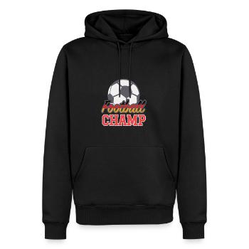 Fußballer Geschenk Fußball Geburtstag - Männer Premium Bio Hoodie - Schwarz - Vorne - Nico (187cm)