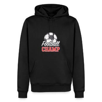 Fußballer Geschenk Fußball Geburtstag - Männer Premium Bio Hoodie - Schwarz - Vorne - Nico (187cm)