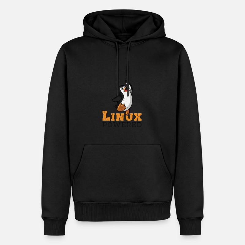 Linux Powered - linux - Sweat à capuche Premium bio Homme - undefined