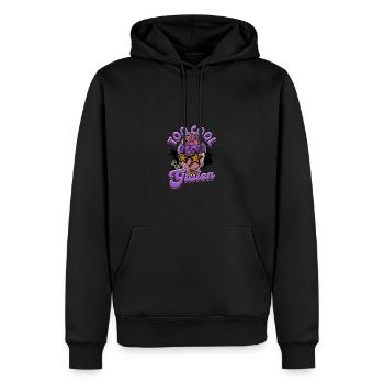 Zu cool für Gluten - Cupcake - Männer Premium Bio Hoodie - Schwarz - Vorne - Nico (187cm)
