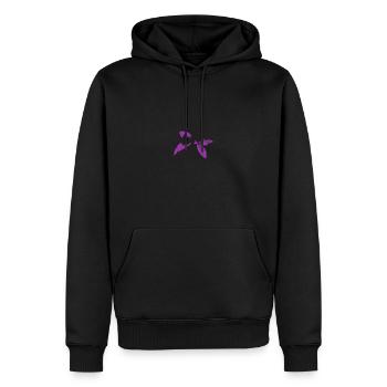 J’aime enseigner et inspirer alors je choisis le para - Sweat à capuche Premium bio Homme - noir - Devant - Nico (187cm)