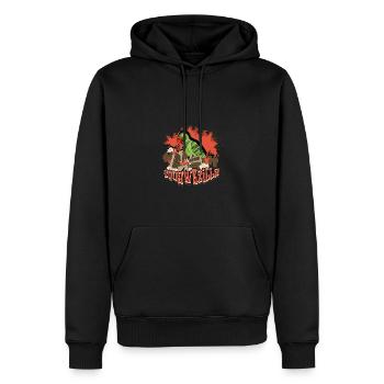 Squawkzilla - Haustier - Männer Premium Bio Hoodie - Schwarz - Vorne - Nico (187cm)