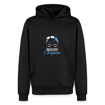 Guatemala Guatemalan Flagge DNA I Geschenk - Männer Premium Bio Hoodie - Schwarz - Vorne - Nico (187cm)