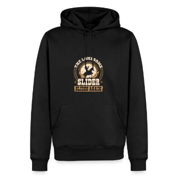 Trombone Player Cowboy Lonesome Slider, Funny - Männer Premium Bio Hoodie - Schwarz - Vorne - Nico (187cm)