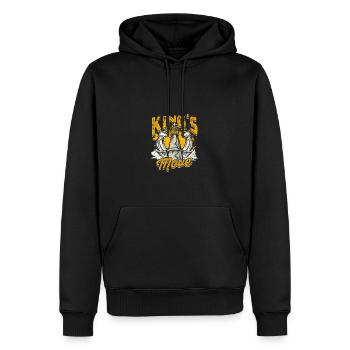 King's move - Chess - Men’s Premium Organic Hoodie - black - Front - Nico (187cm)