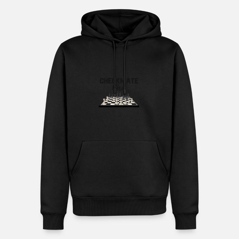 Checkmate chic - Échecs - Sweat à capuche Premium bio Homme - undefined