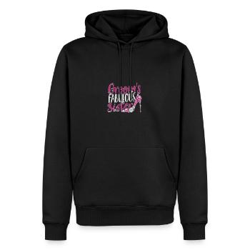 La fabuleuse sœur du marié - Sœur - Sweat à capuche Premium bio Homme - noir - Devant - Nico (187cm)