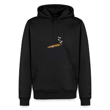Les cigares sont ma thérapie - Cigares - Sweat à capuche Premium bio Homme - noir - Devant - Nico (187cm)