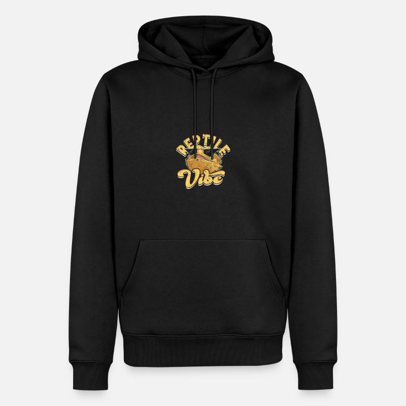 Reptile Vibes - Reptile - Sweat à capuche Premium bio Homme - noir
