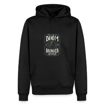 Cthulhu Worlds Finest Doom Bringer, Cosmic Horror - Männer Premium Bio Hoodie - Schwarz - Vorne - Nico (187cm)