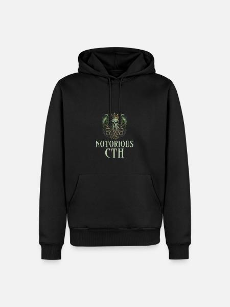Notorious Cthulhu - Männer Premium Bio Hoodie - Schwarz