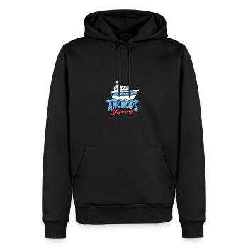 Jetez l’ancre loin ! -Croisière - Sweat à capuche Premium bio Homme - noir - Devant - Nico (187cm)