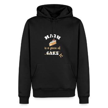 Mathe ist ein Kinderspiel Happy Pi Day - Männer Premium Bio Hoodie - Schwarz - Vorne - Nico (187cm)