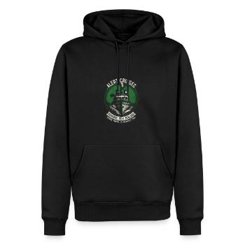Cthulhu Ship Alert Cruises, Cosmic Horror Cthulhu - Männer Premium Bio Hoodie - Schwarz - Vorne - Nico (187cm)