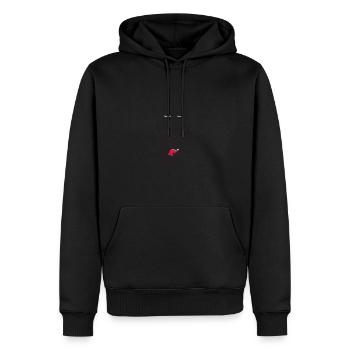 A reader lives a thousand lives before he dies - - Men’s Premium Organic Hoodie - black - Front - Nico (187cm)