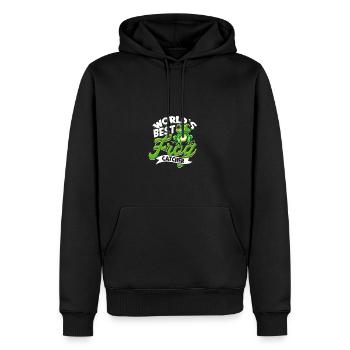 World's Best Frog Catcher - Nature - Men’s Premium Organic Hoodie - black - Front - Nico (187cm)