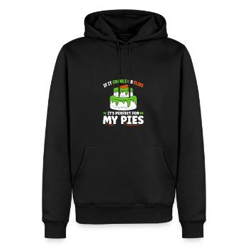 Entomophagy Bug Flour Baking Quote, Funny Insect - Männer Premium Bio Hoodie - Schwarz - Vorne - Nico (187cm)