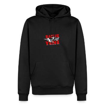 Racing Fuel in My Veins - Drag Racing - Sweat à capuche Premium bio Homme - noir - Devant - Nico (187cm)