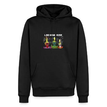 Laos Laote Laoten Neujahr I Geschenk - Männer Premium Bio Hoodie - Schwarz - Vorne - Nico (187cm)