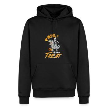 Trick Rawr Treat - Sweat à capuche Premium bio Homme - noir - Devant - Nico (187cm)