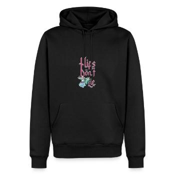 Hips Don’t Lie - Danse du ventre - Sweat à capuche Premium bio Homme - noir - Devant - Nico (187cm)