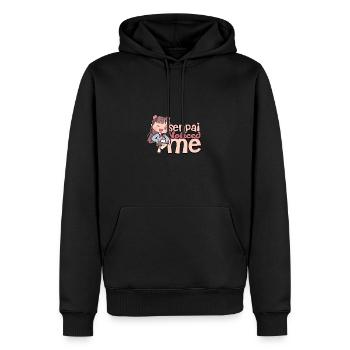 Senpai ist auf mich aufmerksam geworden - Anime - Männer Premium Bio Hoodie - Schwarz - Vorne - Nico (187cm)