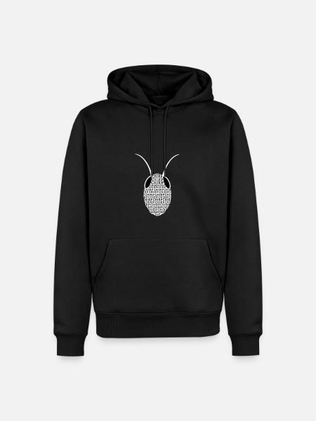 Grashüpfer zirpen - Männer Premium Bio Hoodie - Schwarz