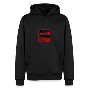 I'm not weird, I'm limited edition - Comedian - Men’s Premium Organic Hoodie - black - Front - Nico (187cm)