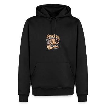 Chicken Pot Pie Drei meiner Lieblingssachen - Männer Premium Bio Hoodie - Schwarz - Vorne - Nico (187cm)