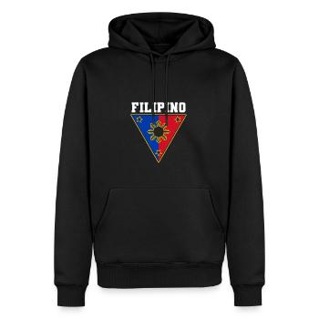 Philippinen Filipino Flagge Stolz I Geschenk - Männer Premium Bio Hoodie - Schwarz - Vorne - Nico (187cm)
