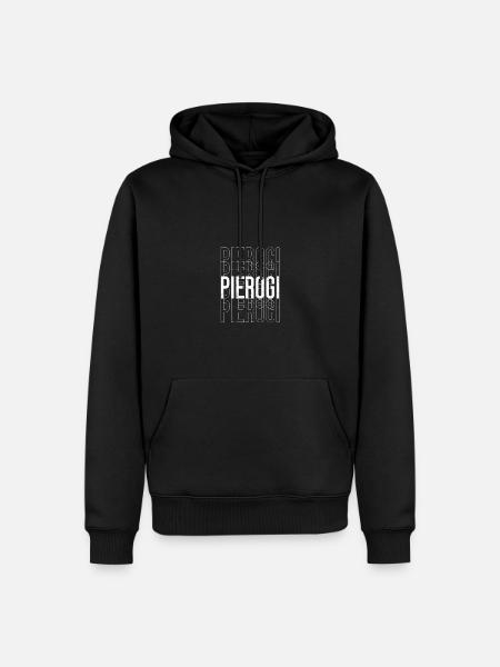 Pierogi - Lebensmittel - Männer Premium Bio Hoodie - Schwarz
