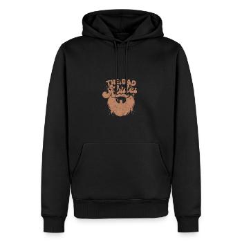 The Dad Abides - Funny - Men’s Premium Organic Hoodie - black - Front - Nico (187cm)