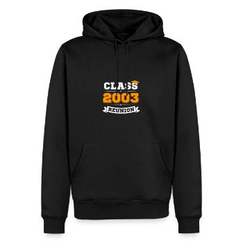 Class Of 2003 Reunion - Men’s Premium Organic Hoodie - black - Front - Nico (187cm)