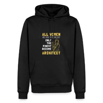Alle Frauen sind gleich, aber nur die Besten werde - Männer Premium Bio Hoodie - Schwarz - Vorne - Nico (187cm)